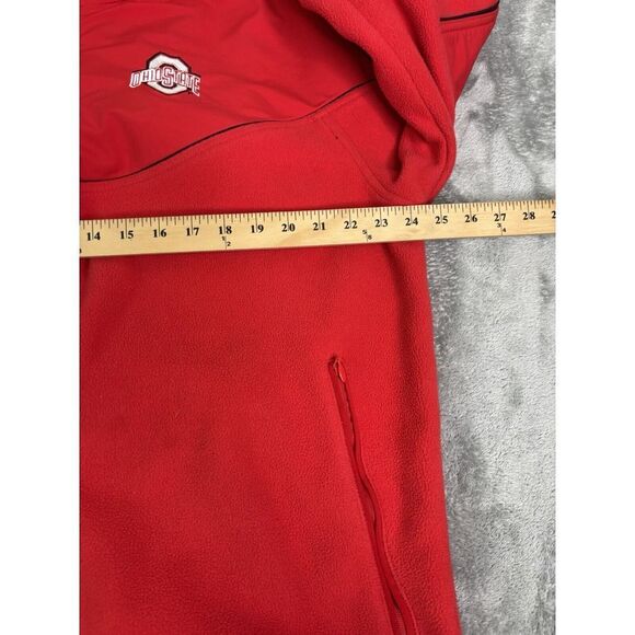 Vintage Y2K Nike Ohio State Buckeyes Full Zip Jacket Men's Size Large Red - Picture 9 of 11